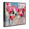 Stupell Industries Urban Hearts Painting Collage Framed Giclee Wall Art Design by LSR Design Studio